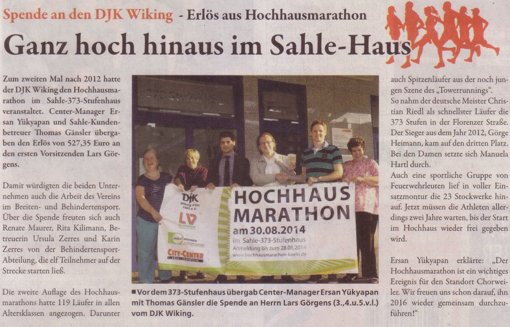 KWSp-Hochhausmarathon-Spende_29.10.14